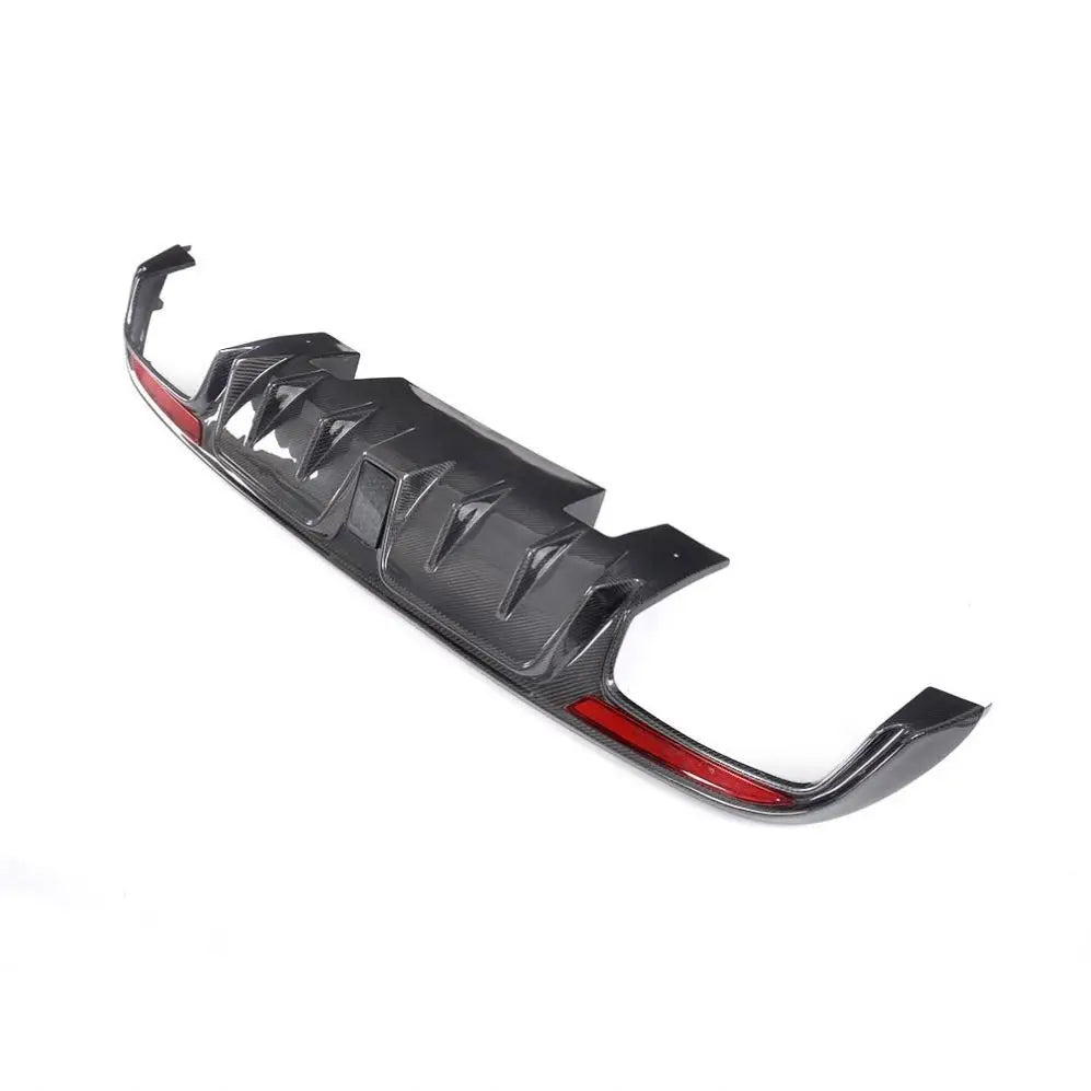 Genuine carbon fibre diffuser and exhaust tips V2 for Mercedes C63 W205