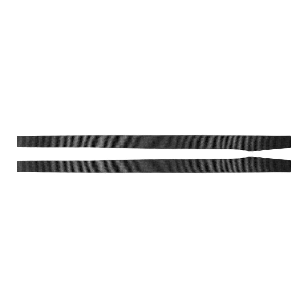 Mercedes C63S W205 Saloon carbon fibre side skirt profile view