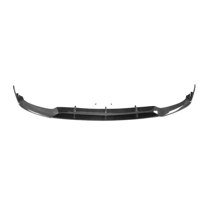 Mercedes C63 Coupé front splitter close-up showing weave