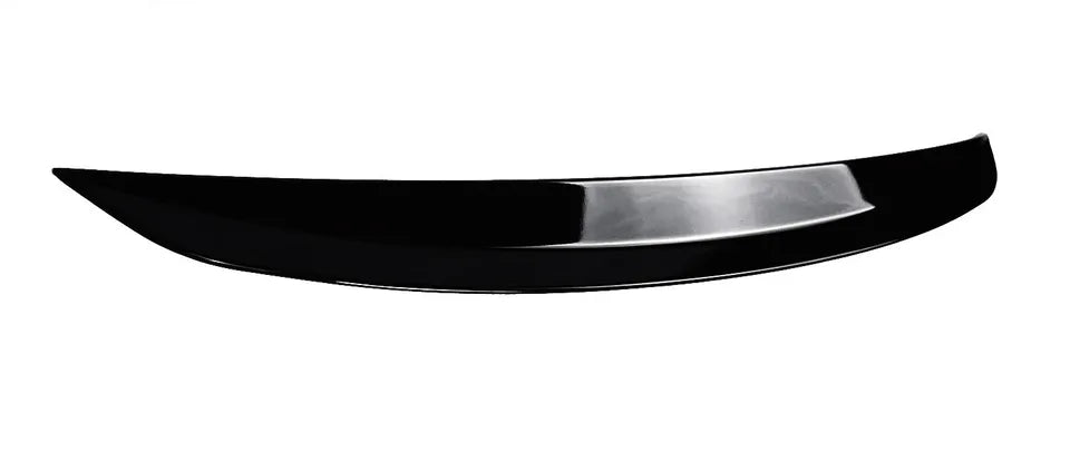 Gloss black ABS rear roof spoiler for Mercedes GLC X253 on a plain background