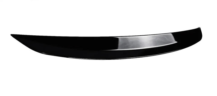 Gloss black ABS rear roof spoiler for Mercedes GLC X253 on a plain background