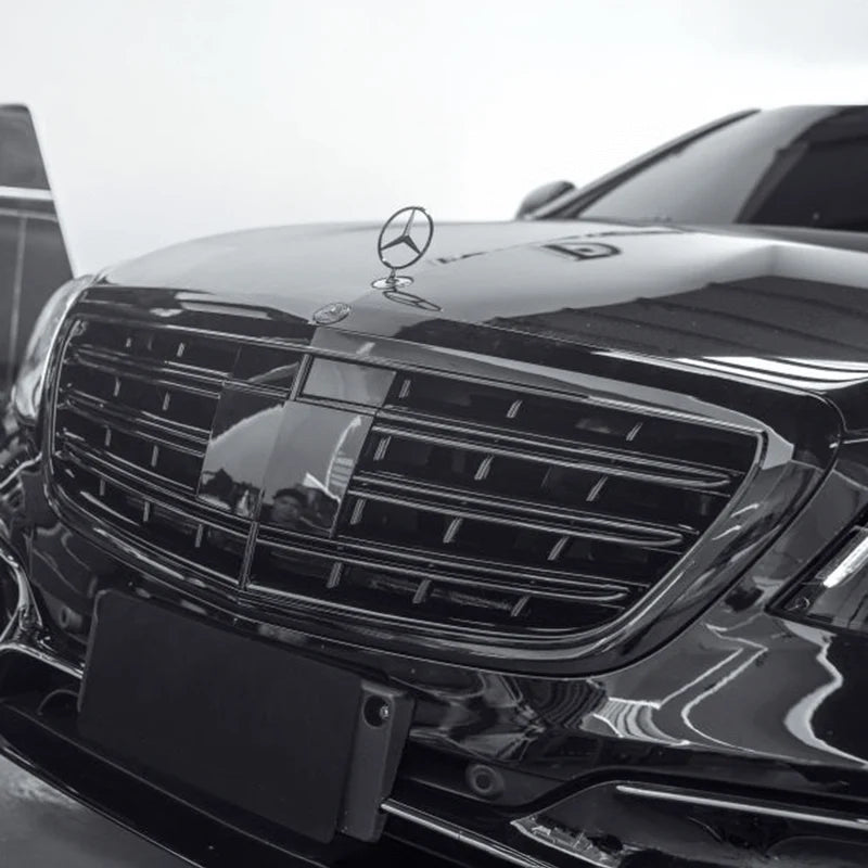Mercedes-Benz S-Class W222 V1 front grille in gloss black