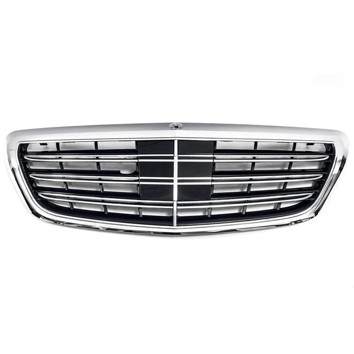 Mercedes-AMG S63 W222 chrome front grille, front view