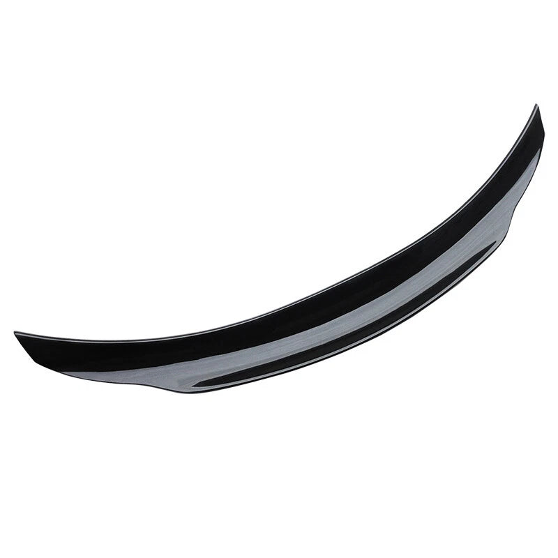 Gloss black ABS rear spoiler V1 for Mercedes W205 Saloon top view