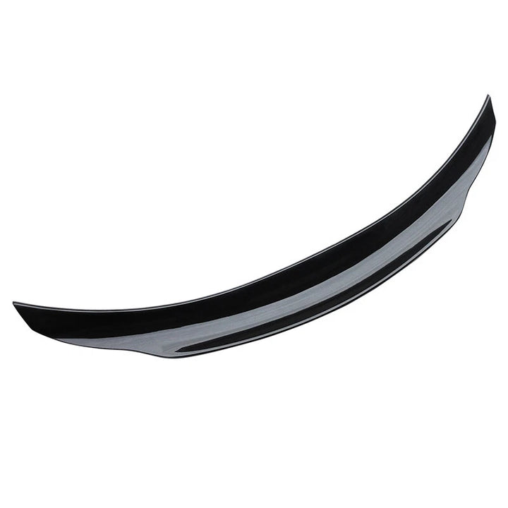 Gloss black ABS rear spoiler V1 for Mercedes W205 Saloon top view