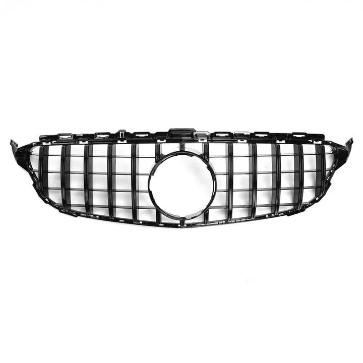 Vertical slat front grille for Mercedes C-Class C43 W205 platform