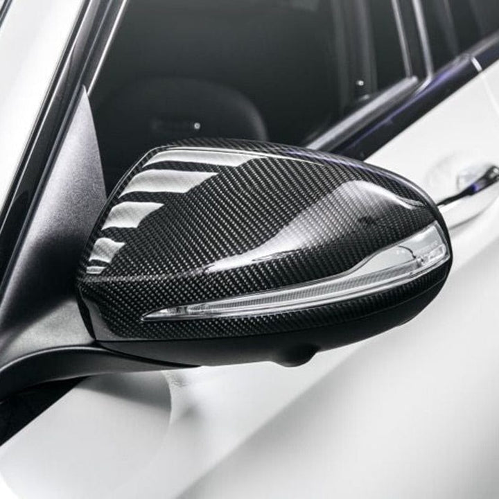Mercedes-Benz E53 AMG W213 fitted with dry carbon fibre mirror covers