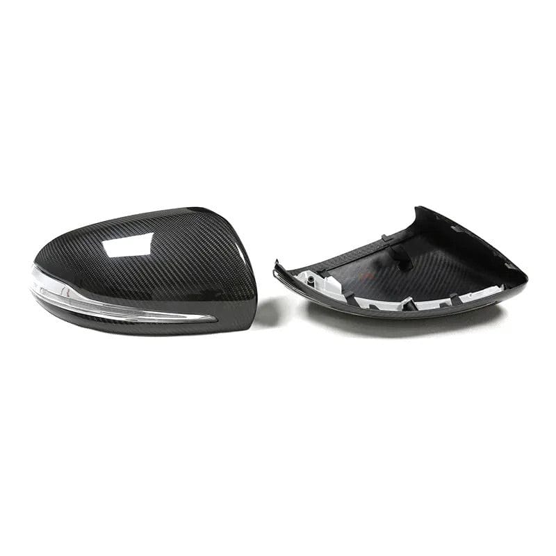 Mercedes E-Class W213 E63 dry carbon fibre replacement mirror covers V1