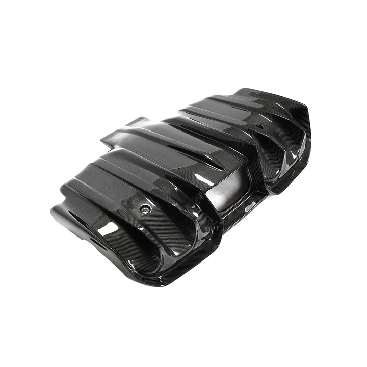 Carbon fibre rear diffuser for MINI Cooper S F56