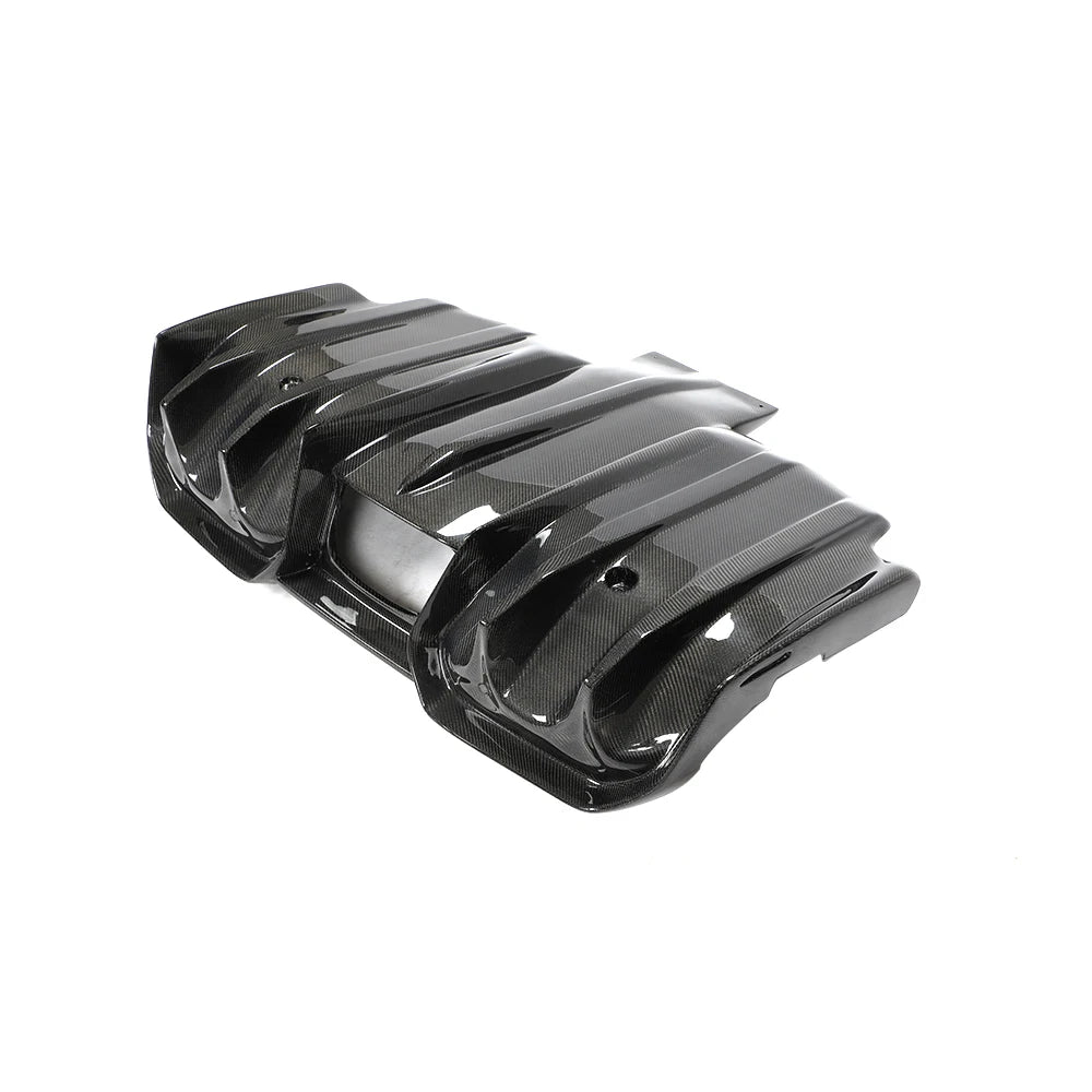 Carbon fibre rear diffuser for MINI Cooper S F56, showing rear side