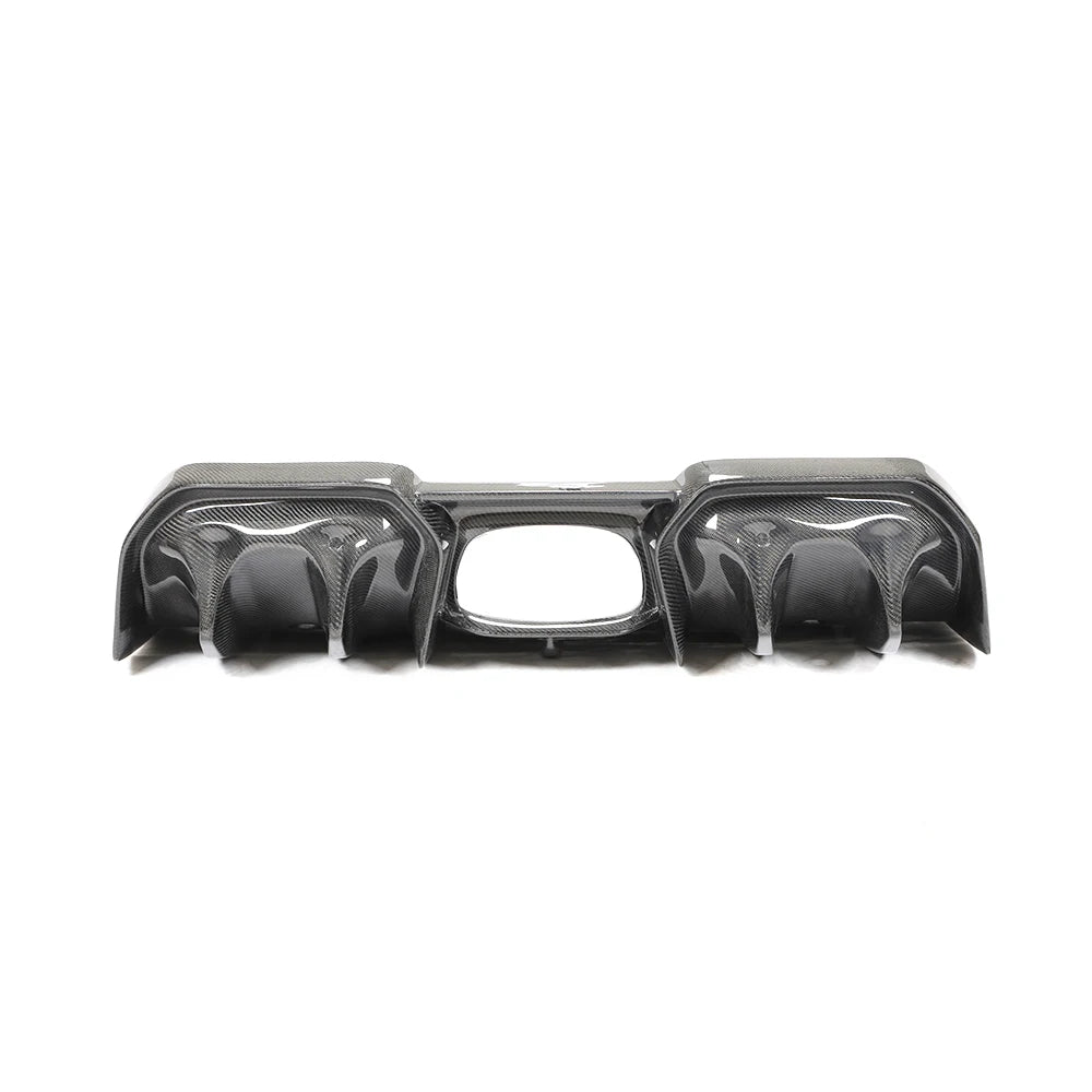 Carbon fibre rear diffuser for MINI Cooper S F56, rear view