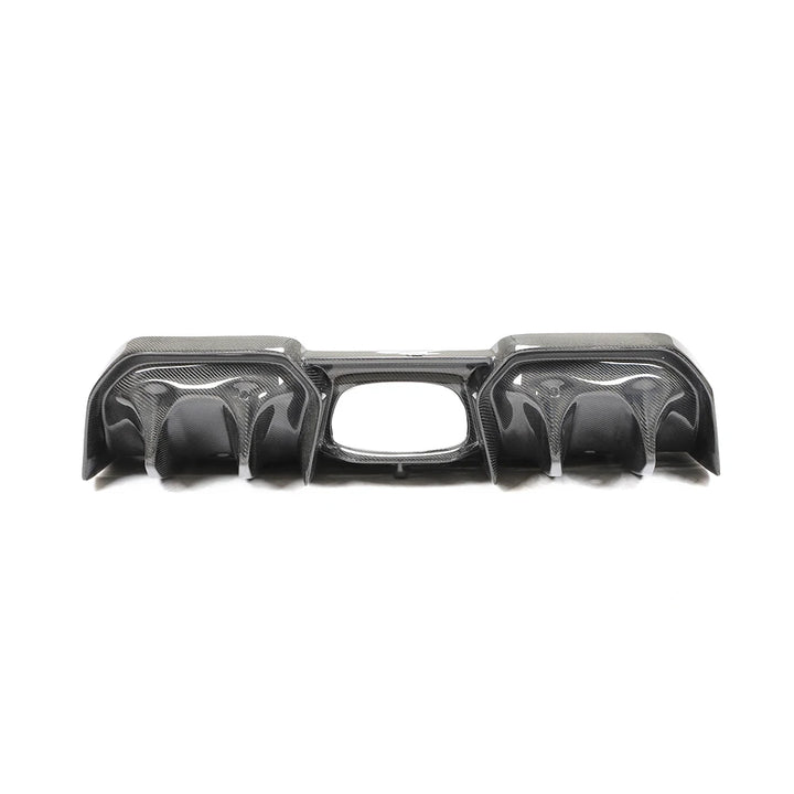Carbon fibre rear diffuser for MINI Cooper S F56, rear view