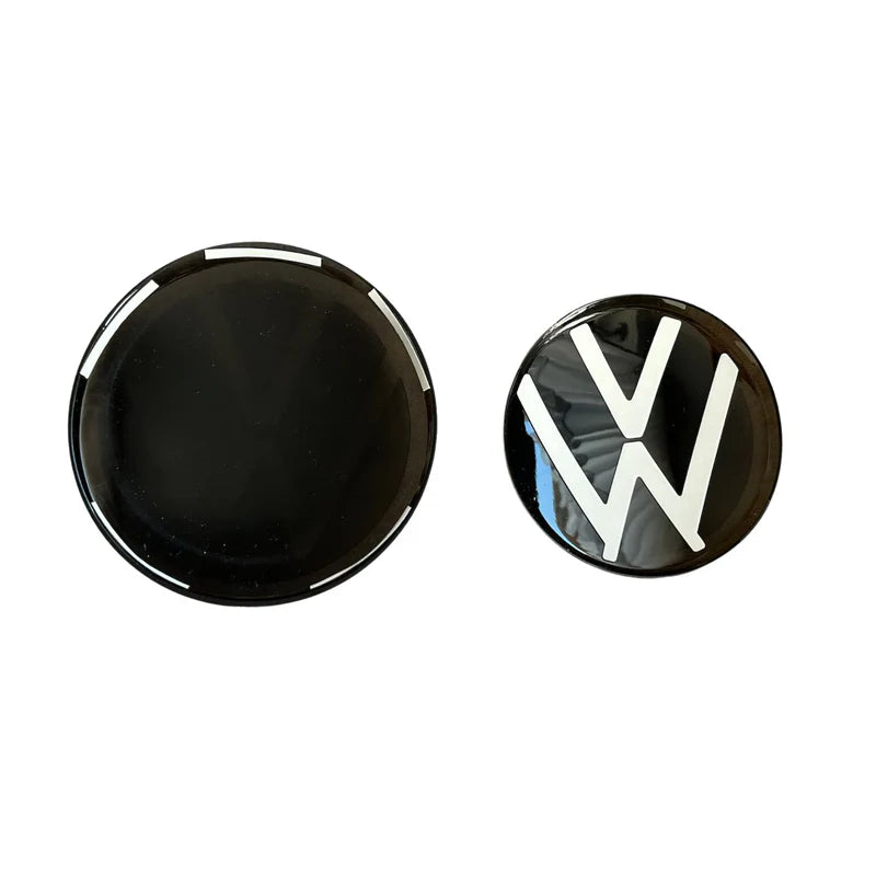 Golf MK7 ACC Models Front & Rear Badges Overlays Set Black | AutoCap Solutions