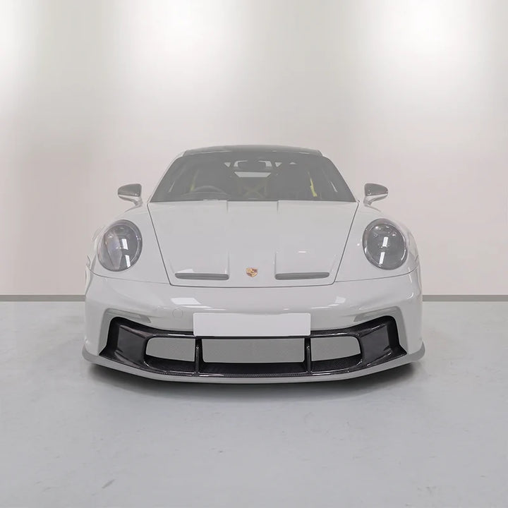Porsche 911 GT3 992.1 dry carbon fibre front bumper centre intake trim V1