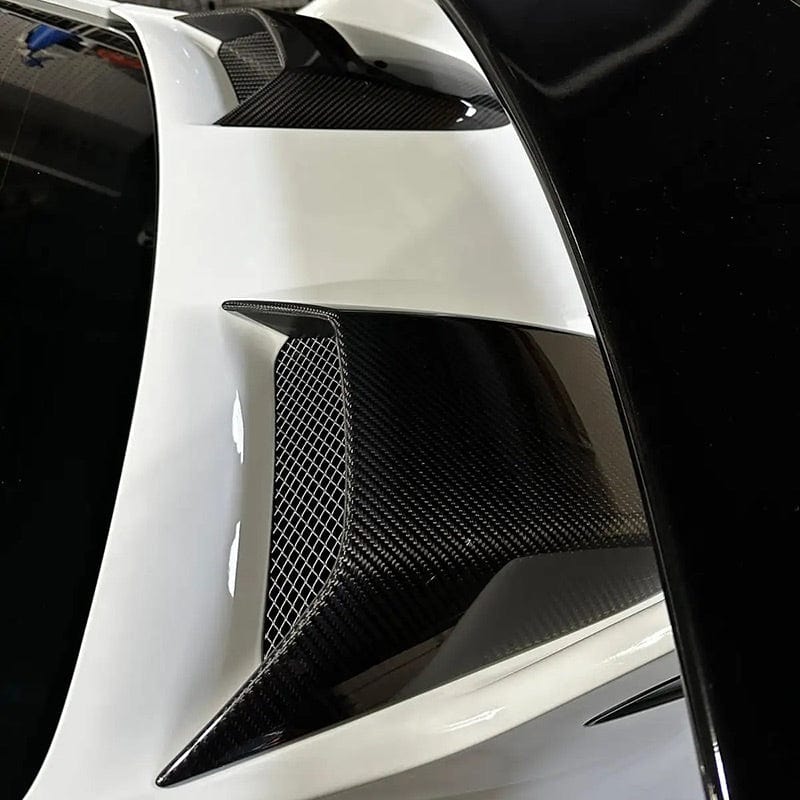 Porsche 911 GT3 991.2 rear trunk canard installed