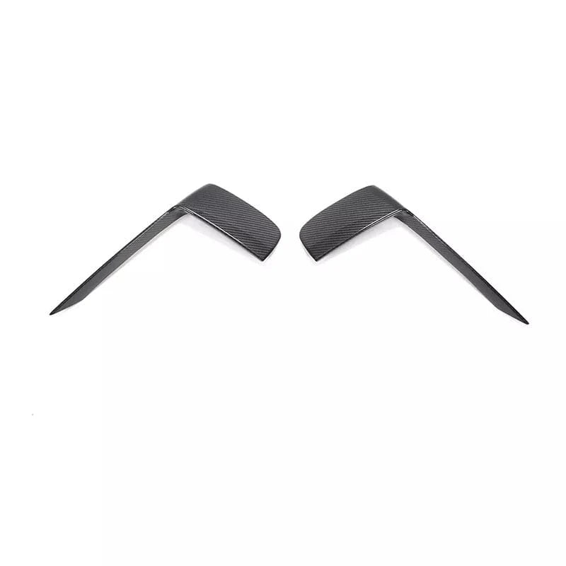 Genuine carbon fibre front bumper canard trims V1 for Porsche 911 GT3 RS 991.2