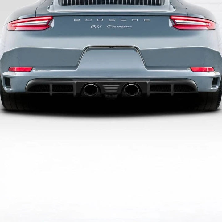 Carbon fibre rear diffuser for Porsche 911 GTS Coupé installed