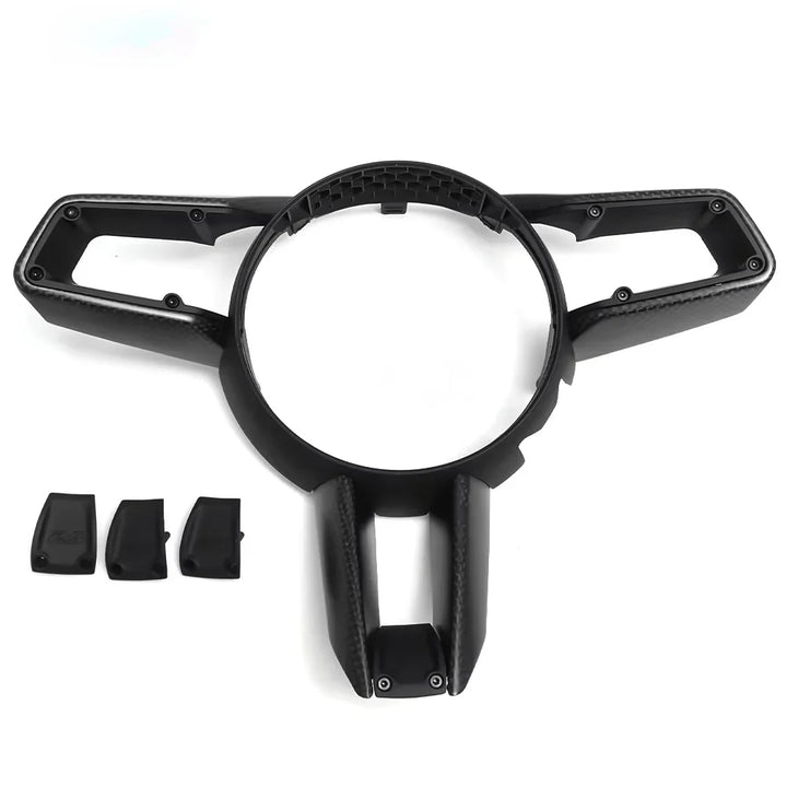 Porsche 911 Carrera 992.1 dry carbon fibre steering wheel trim V1