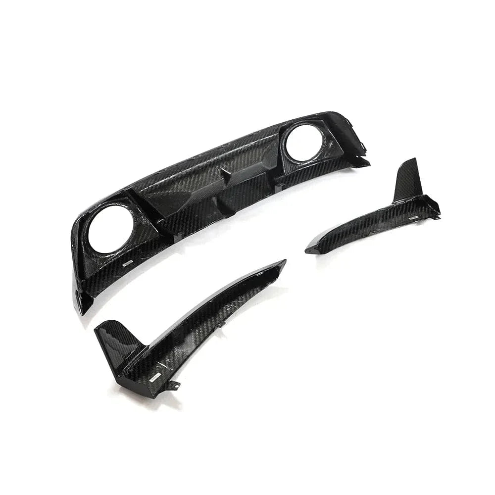 Genuine dry carbon fibre rear diffuser V1 for Porsche 911 Turbo Turbo S 992.1