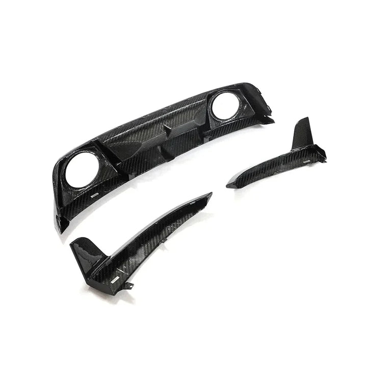 Genuine dry carbon fibre rear diffuser V1 for Porsche 911 Turbo Turbo S 992.1