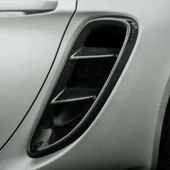 Porsche 718 Boxster GTS intake vent trim without mesh installed 