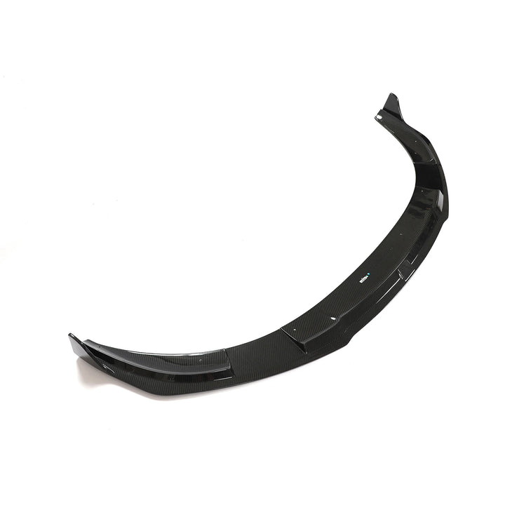 Porsche Taycan front bumper carbon fibre detail