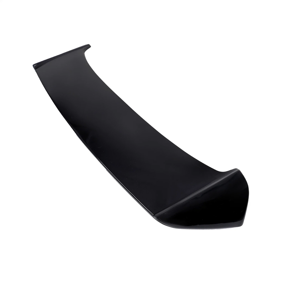 Golf Mk5 gloss black rear roof spoiler, angle view