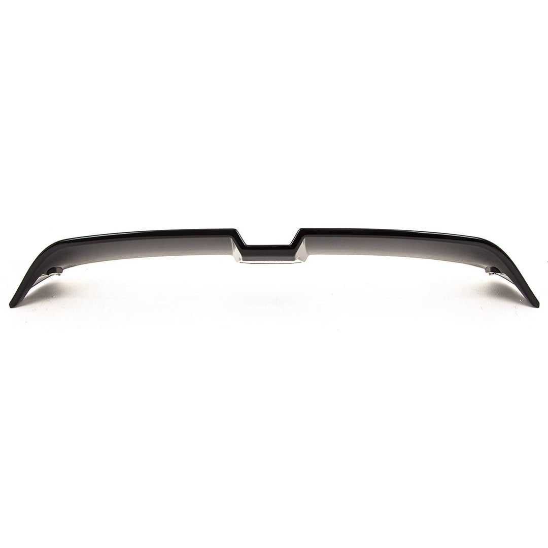 Gloss black rear roof spoiler for Polo Mk6 on a plain background