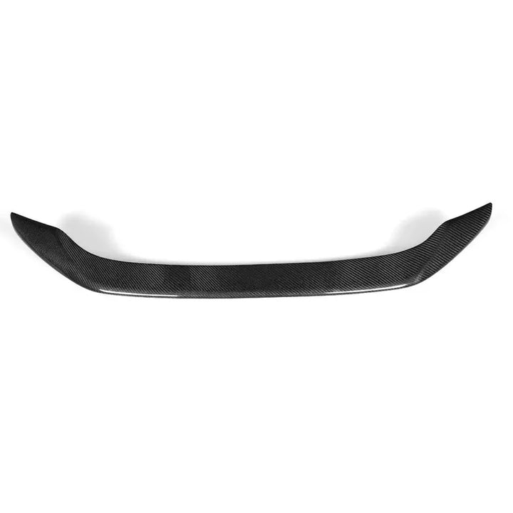 2x2 twill carbon fibre rear spoiler for Subaru BRZ on a plain background top view