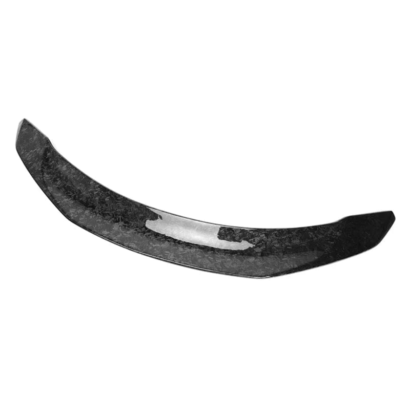 Tesla Model 3 5YJ3 forged carbon fibre spoiler V3 angled shot