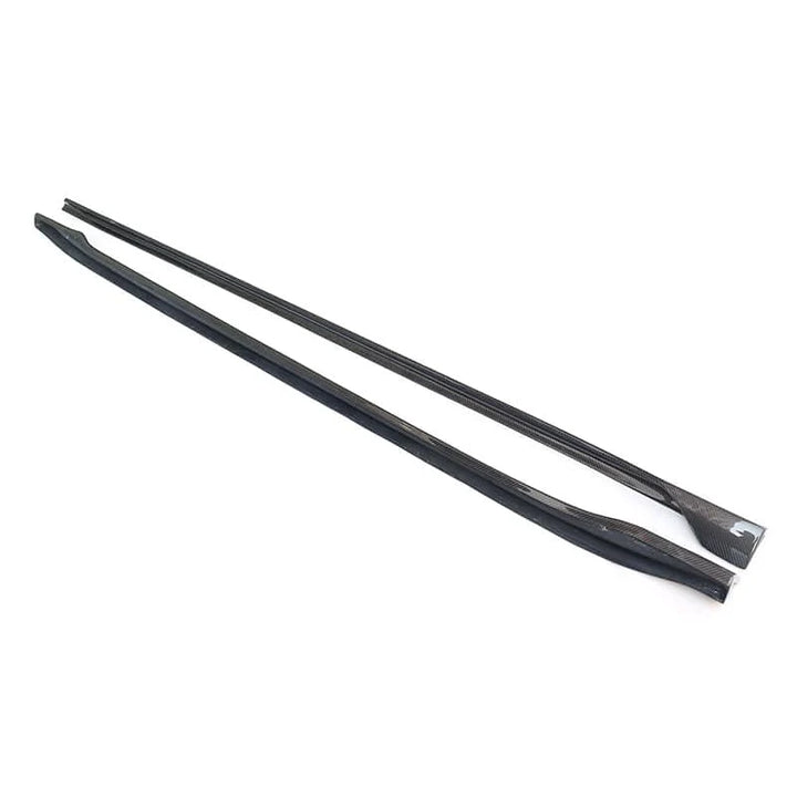 Tesla Model 3 5YJ3 carbon fibre side skirts V1 pair alternate shot