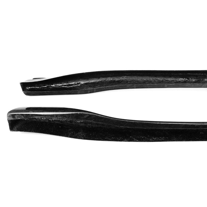 Tesla Model 3 side profile forged carbon fibre detail