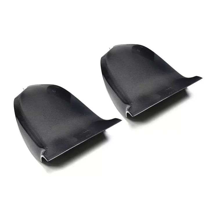 Tesla Model S dry carbon fibre seat back covers V1