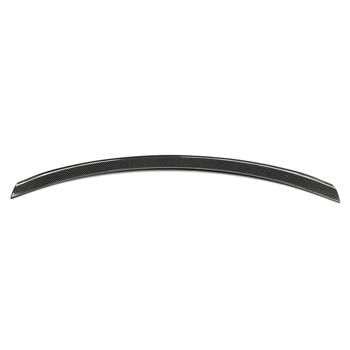 Tesla Model S Pre-Facelift bootlid lip spoiler detail