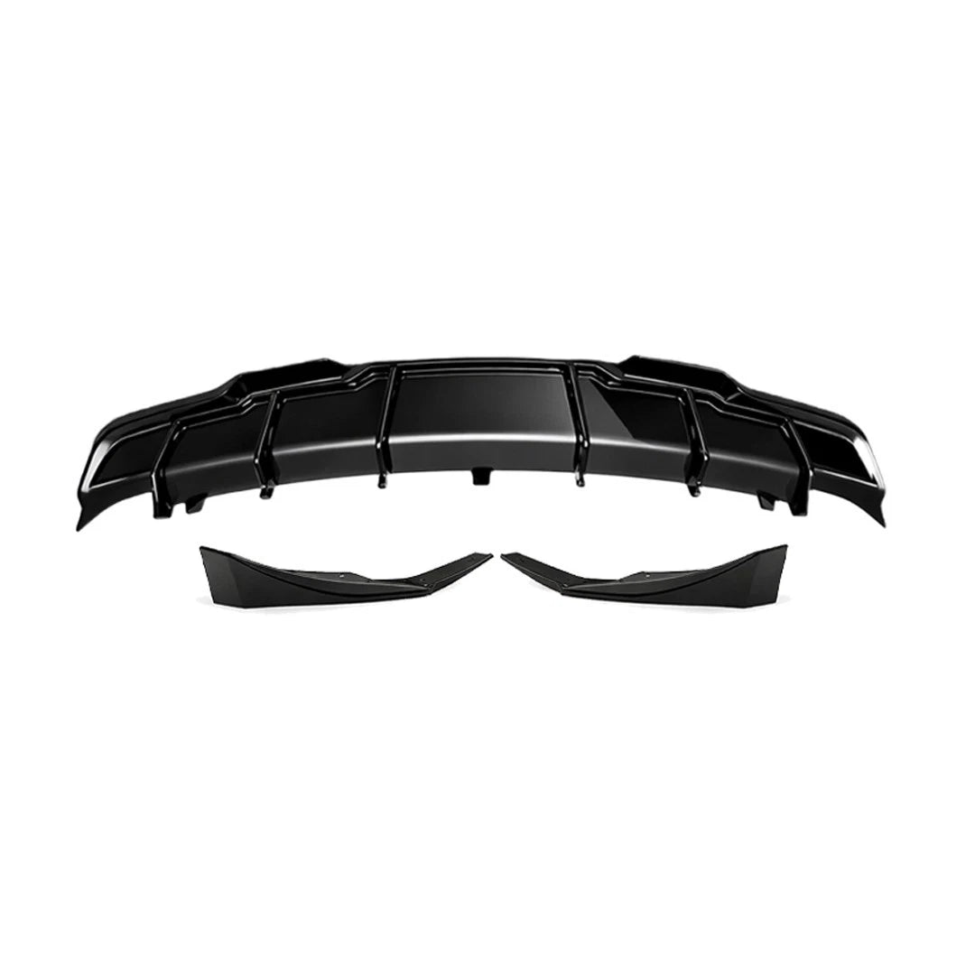 Tesla Model 3 full body kit rear diffuser close-up