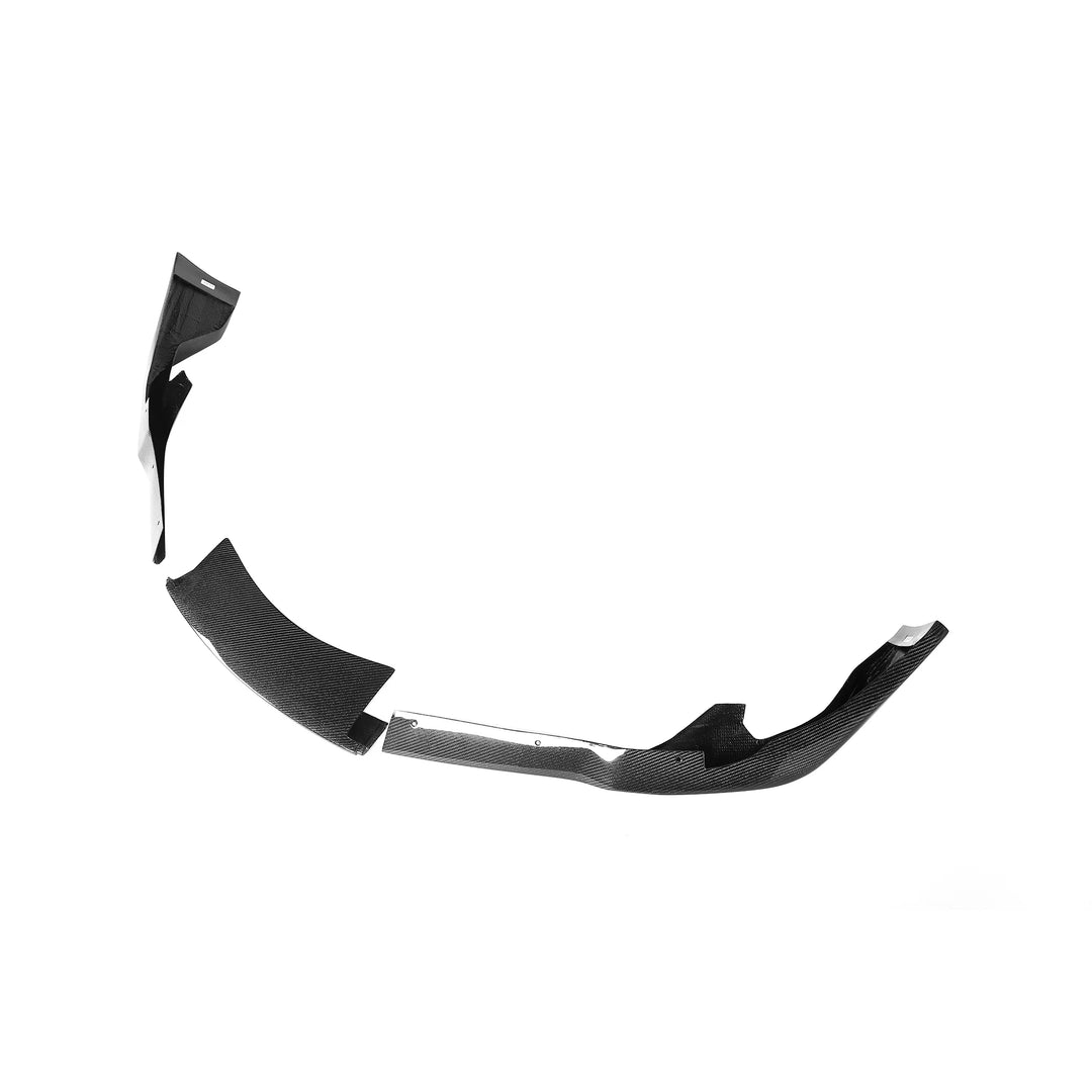 Toyota Supra A90 front bumper carbon fibre detail