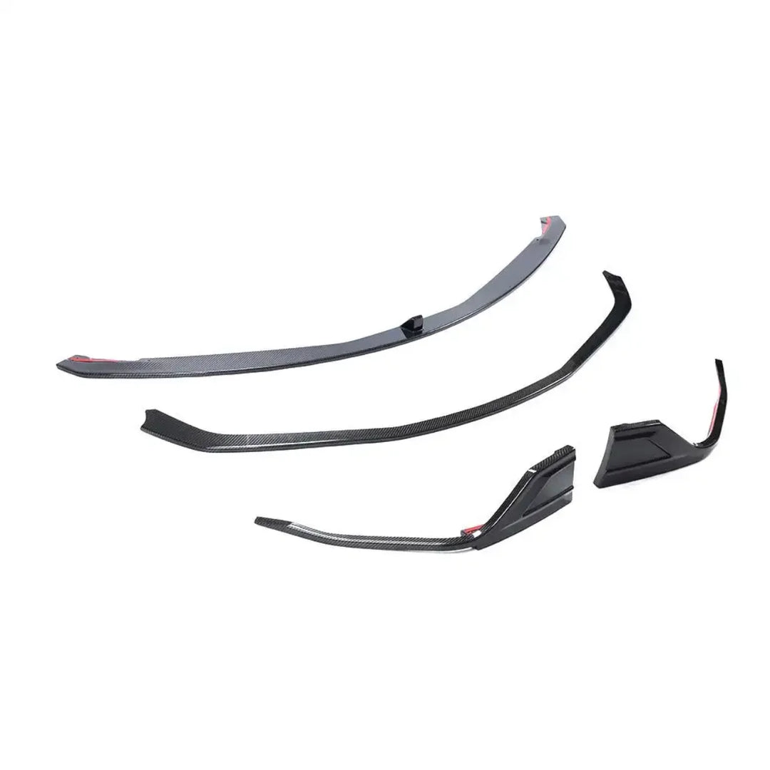 Toyota Supra A90 front bumper carbon fibre detail