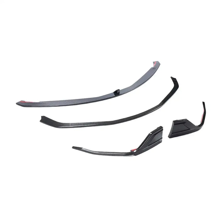 Toyota Supra A90 front bumper carbon fibre detail