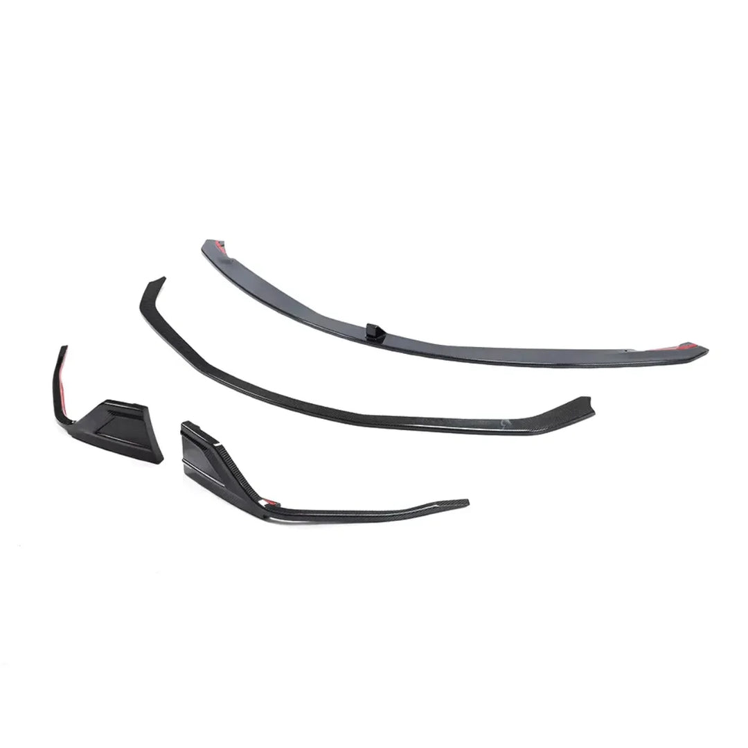 Toyota Supra A90 carbon fibre front splitter V3
