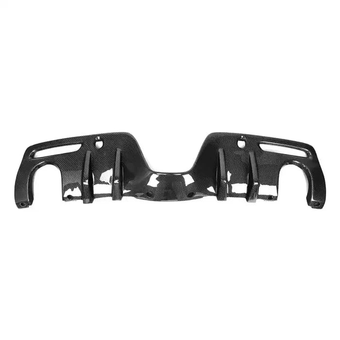 Toyota Supra A90 rear bumper carbon fibre detail front view