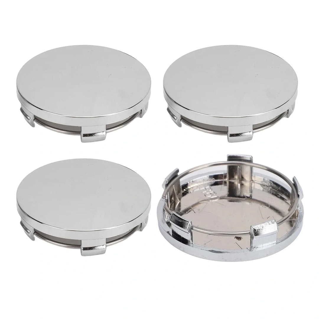 Universal silver wheel centre caps 60mm set of 4