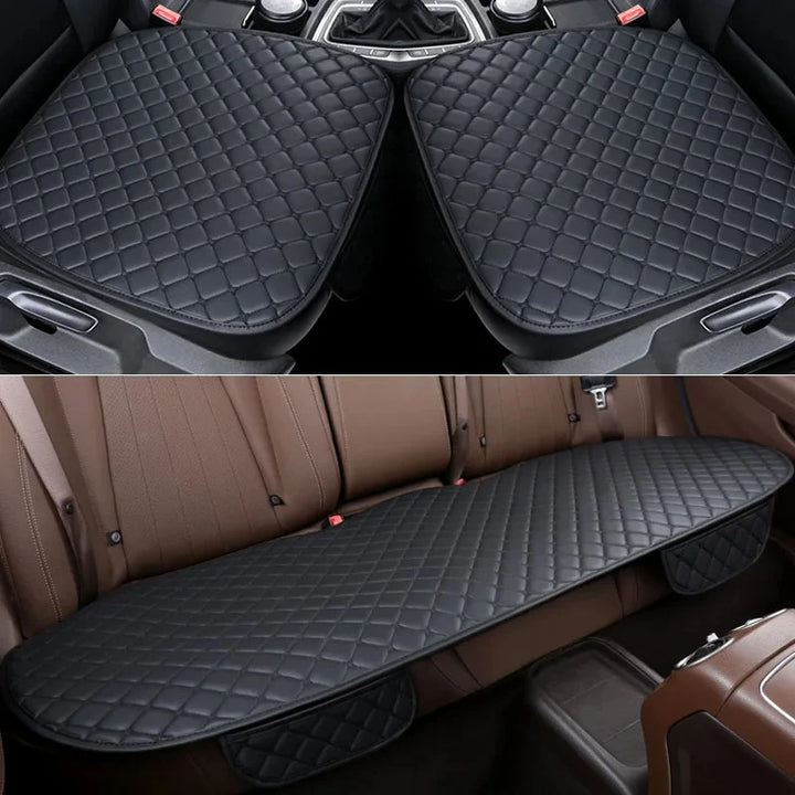 Universal Car Seat Cover — PU Leather Protector, All-Season Fit