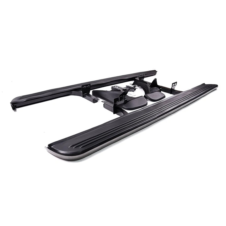 Range Rover Vogue L322 black side steps and mudflaps set