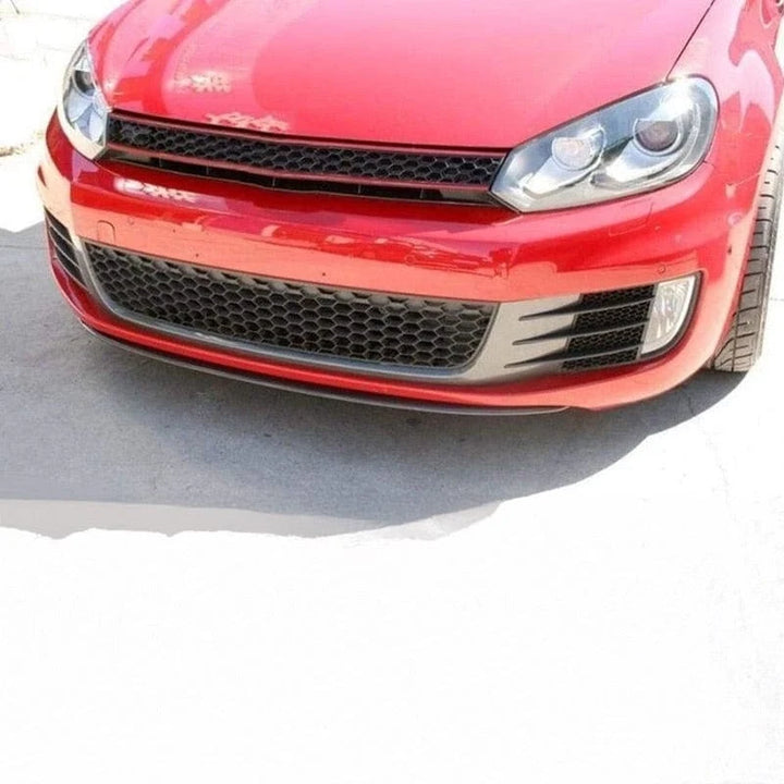 Golf GTD Mk6 carbon fibre front splitter V3 installed