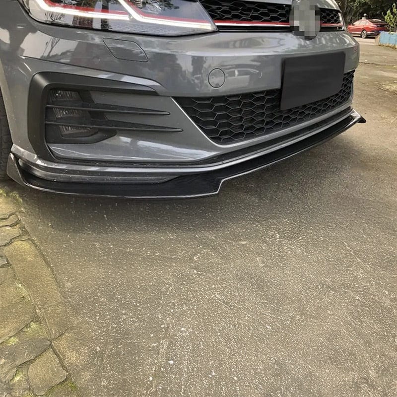 Genuine carbon fibre front lip spoiler V1 for Golf GTI GTD Mk7.5