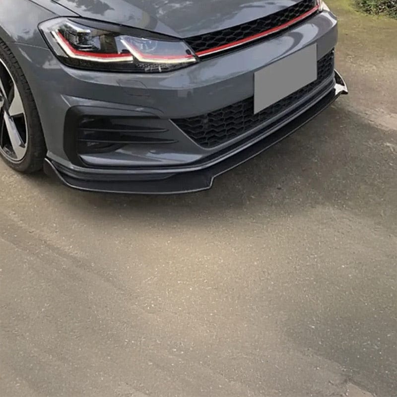 Golf GTD Mk7.5 carbon fibre front lip installed