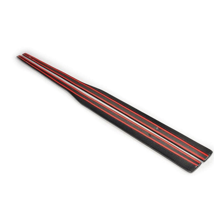 Genuine carbon fibre side skirt extensions V1 for Golf GTI GTD Mk7 Mk7.5