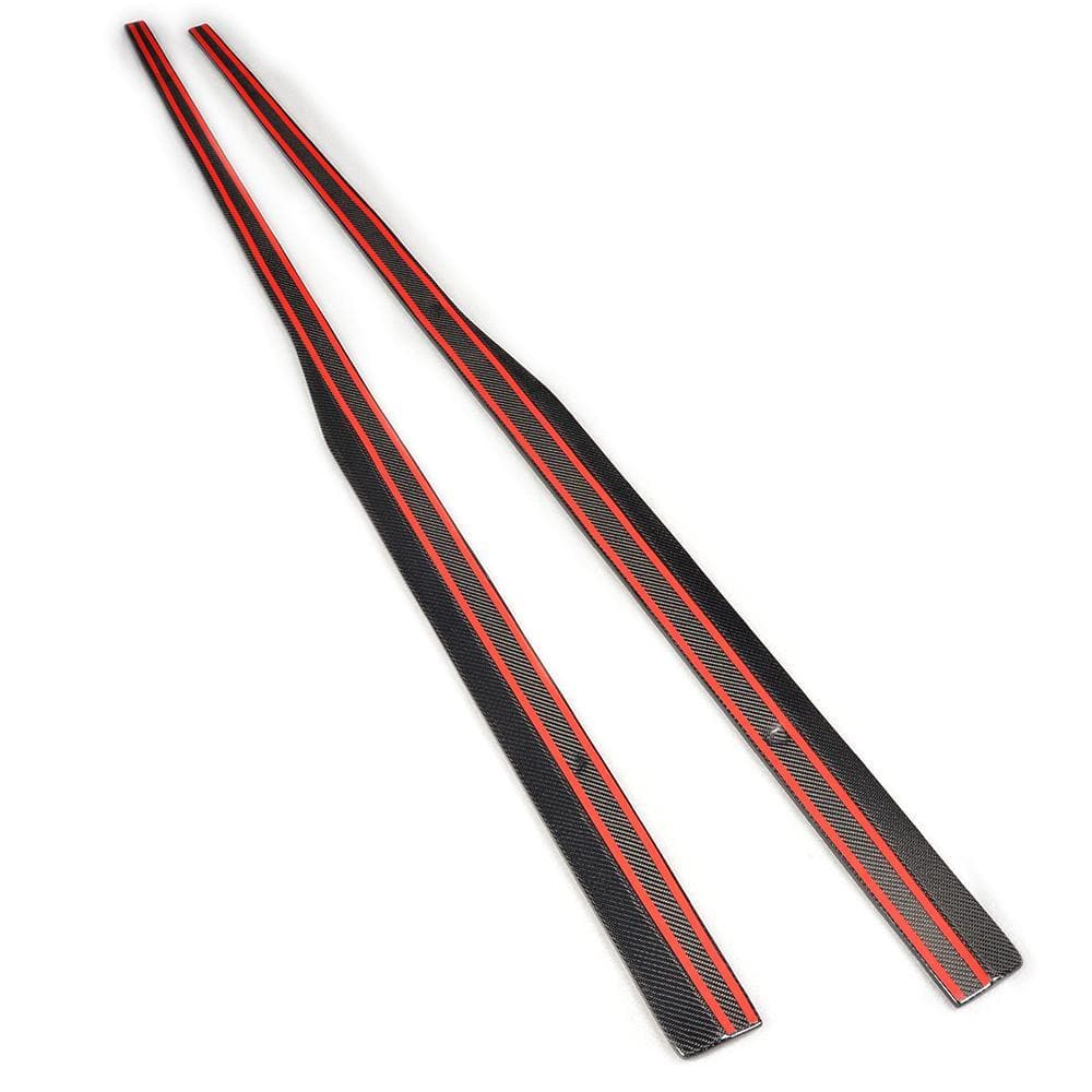 Carbon fibre side skirt extensions for Golf GTI Mk7 V1