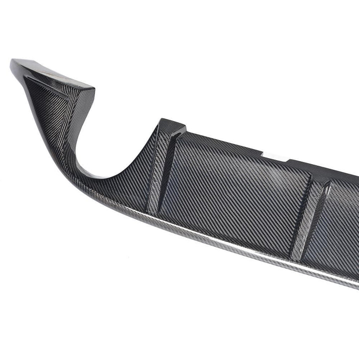Golf GTI Mk7 rear diffuser close-up showing weave