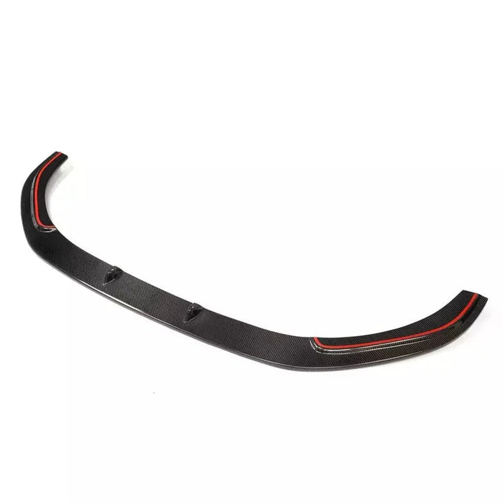 Carbon fibre front lip splitter for Golf GTI Mk7 V2